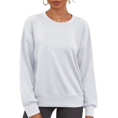Inny producent Damska Bluza Oversize Z Długim Rękawem Krótka Luźna Zimowa Biała Rozmiar L Inny producent Damska Bluza Oversize Z Długim Rękawem Krótka Luźna Zimowa Biała Rozmiar L