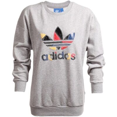 Damska Bluza Szara Adidas Trefoil Sweats 40 Damska Bluza Szara Adidas Trefoil Sweats 40