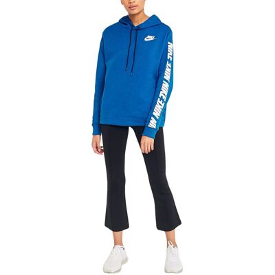 Damska Bluza Z Kapturem Niebieska Nike Xs Damska Bluza Z Kapturem Niebieska Nike Xs