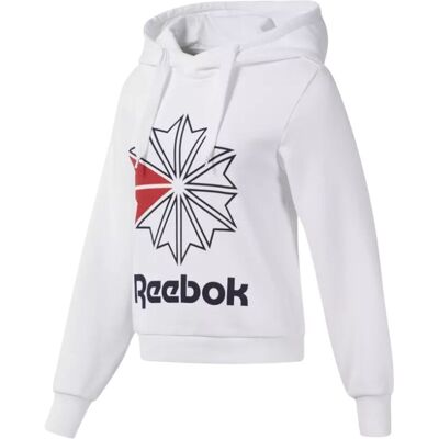 Damska Bluza Z Kapturem Reebok Cl Fl Big Logo Hood Xxs Damska Bluza Z Kapturem Reebok Cl Fl Big Logo Hood Xxs