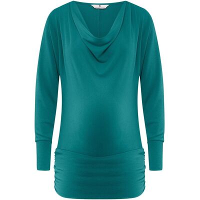Damska bluzka ciążowa turkusowa Bellybutton Maternity, r.S Damska bluzka ciążowa turkusowa Bellybutton Maternity, r.S