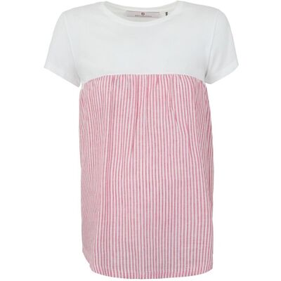 Damska bluzka ciążowa w paski czerwona Bellybutton Maternity, r.42 Damska bluzka ciążowa w paski czerwona Bellybutton Maternity, r.42