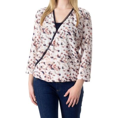 Damska bluzka ciążowa z długim rękawem beżowa BellyButton Maternity, r.32 Damska bluzka ciążowa z długim rękawem beżowa BellyButton Maternity, r.32