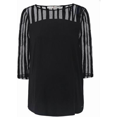 Damska bluzka ciążowa z długim rękawem czarna Bellybutton Maternity, r.L Damska bluzka ciążowa z długim rękawem czarna Bellybutton Maternity, r.L