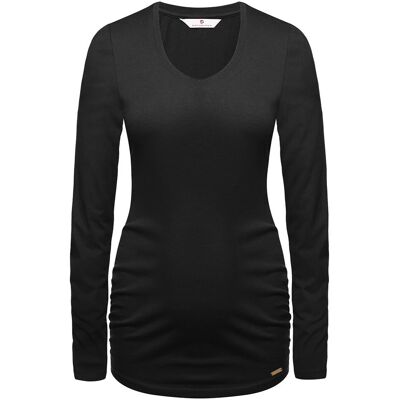 Damska bluzka ciążowa z długim rękawem czarna Bellybutton Maternity, r.M Damska bluzka ciążowa z długim rękawem czarna Bellybutton Maternity, r.M