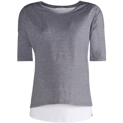 Damska bluzka do karmienia na długi rękaw szara BellyButton Maternity, r.S Damska bluzka do karmienia na długi rękaw szara BellyButton Maternity, r.S