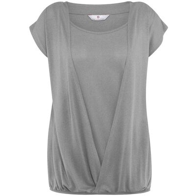 Damska bluzka do karmienia szara Bellybutton Maternity, r.S Damska bluzka do karmienia szara Bellybutton Maternity, r.S