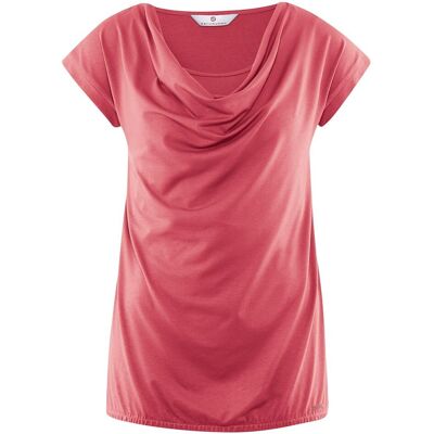 Damska bluzka z krótkim rękawem do karmienia czerwona Bellybutton Maternity, r.XS Damska bluzka z krótkim rękawem do karmienia czerwona Bellybutton Maternity, r.XS
