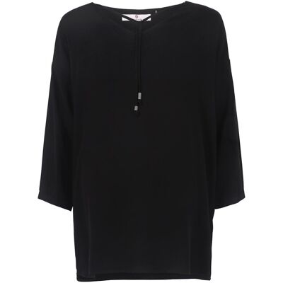 Damska bluzka z rękawem 3/4 ciążowa czarna Bellybutton Maternity, r.32 Damska bluzka z rękawem 3/4 ciążowa czarna Bellybutton Maternity, r.32