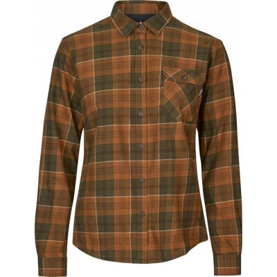 DAMSKA KOSZULA FLANELOWA SEELAND SKYE - Brąz Grizzly /Terracotta Check -M DAMSKA KOSZULA FLANELOWA SEELAND SKYE - Brąz Grizzly /Terracotta Check -M