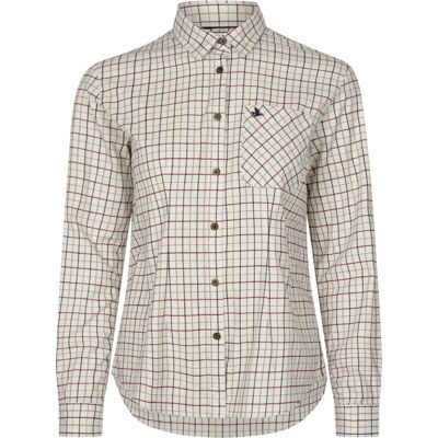 DAMSKA KOSZULA SEELAND KERRY SHOOTING - Cabernet/Blue Check -XL DAMSKA KOSZULA SEELAND KERRY SHOOTING - Cabernet/Blue Check -XL