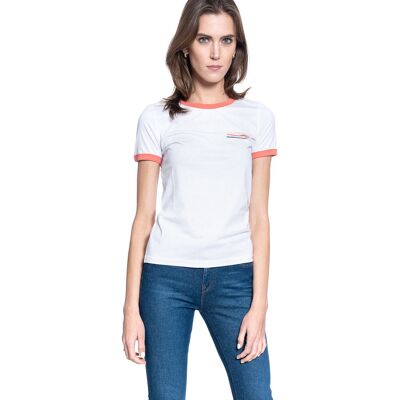 Damska koszulka t-shirt Lee RINGER TEE XS Damska koszulka t-shirt Lee RINGER TEE XS