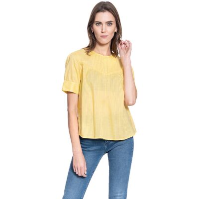 Damska koszulka t-shirt Mustang ELSA CROCHED BLOUSE S Damska koszulka t-shirt Mustang ELSA CROCHED BLOUSE S