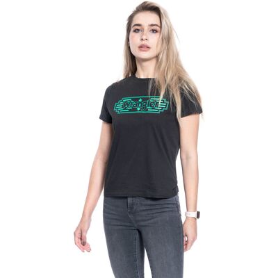 Damska koszulka t-shirt Wrangler SS GRAPHIC TEE S Damska koszulka t-shirt Wrangler SS GRAPHIC TEE S