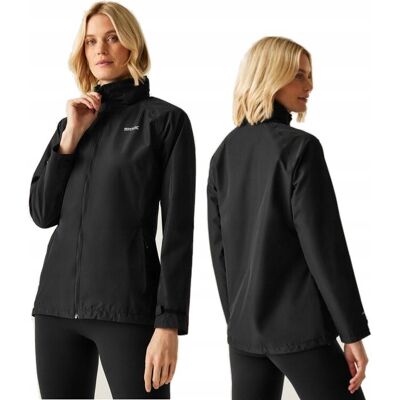 inna (Inny) Damska kurtka przeciwdeszczowa z kapturem Regatta RWW457 800 czarny 3XL inna (Inny) Damska kurtka przeciwdeszczowa z kapturem Regatta RWW457 800 czarny 3XL