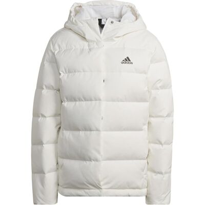 Damska kurtka puchowa adidas Helionic biała r. L Damska kurtka puchowa adidas Helionic biała r. L