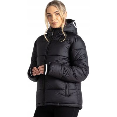 Damska kurtka zimowa ocieplana Dare2b DWN442 800 czarny XL Damska kurtka zimowa ocieplana Dare2b DWN442 800 czarny XL