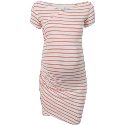 Damska sukienka ciążowa z krótkim rękawem pomarańczowa Bellybutton Maternity, r.M Damska sukienka ciążowa z krótkim rękawem pomarańczowa Bellybutton Maternity, r.M