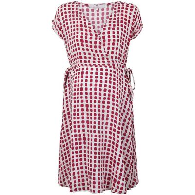 Damska sukienka do karmienia czerwona Bellybutton Maternity, r.42 Damska sukienka do karmienia czerwona Bellybutton Maternity, r.42