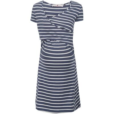 Damska sukienka do karmienia z krótkim rękawem niebieska Bellybutton Maternity, r.S Damska sukienka do karmienia z krótkim rękawem niebieska Bellybutton Maternity, r.S