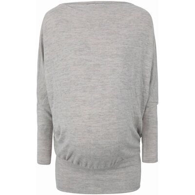 BellyButton Damska tunika ciążowa z wiskozy szara Bellybuton Maternity, r.XL BellyButton Damska tunika ciążowa z wiskozy szara Bellybuton Maternity, r.XL
