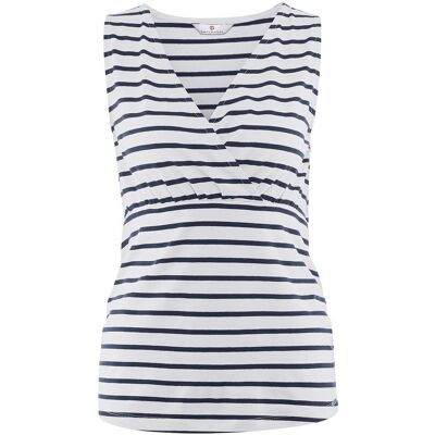 Damski ciążowy top w paseczki biały Bellybutton Maternity, r.XS Damski ciążowy top w paseczki biały Bellybutton Maternity, r.XS