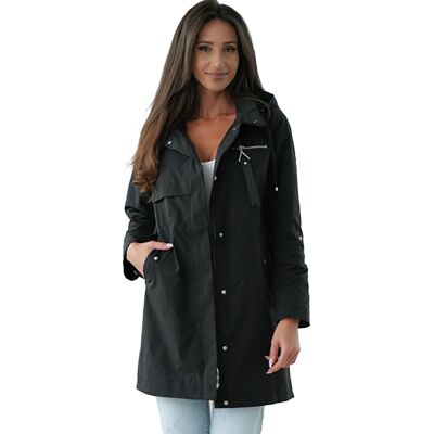 Paker Damski płaszcz sportowy trencz wiosenna parka NATASZA-40 Paker Damski płaszcz sportowy trencz wiosenna parka NATASZA-40