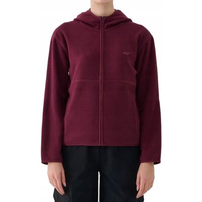 Damski polar 4F bluza polarowa FLEF355 60S burgund L Damski polar 4F bluza polarowa FLEF355 60S burgund L