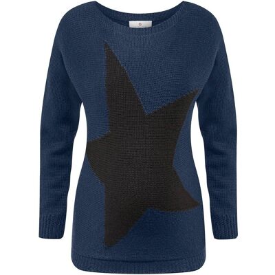 Damski sweter damski granatowy Bellybutton Maternity, r.XL Damski sweter damski granatowy Bellybutton Maternity, r.XL