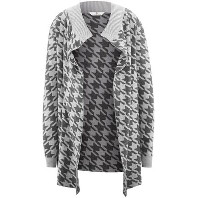 Damski sweter kardigan pepitka Bellybutton Maternity, r.L Damski sweter kardigan pepitka Bellybutton Maternity, r.L