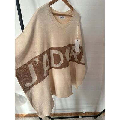 Inny producent Damski Sweter Latte Plus Size Rozmiar Uniwersalny (42-50) *Made In Italy* Inny producent Damski Sweter Latte Plus Size Rozmiar Uniwersalny (42-50) *Made In Italy*
