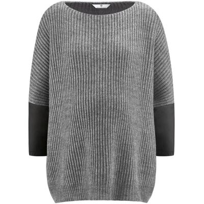 Damski Sweter Rękaw Kimono Szary Bellybutton Maternity, R.I Damski Sweter Rękaw Kimono Szary Bellybutton Maternity, R.I