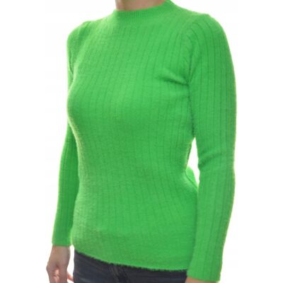 Inny producent Damski Sweter Typu Alpaka Pod Szyję Prążek Uni Inny producent Damski Sweter Typu Alpaka Pod Szyję Prążek Uni