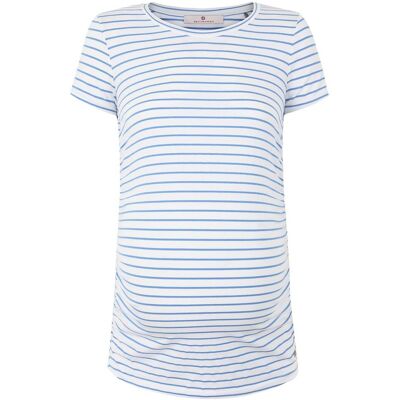 Damski t-shirt ciążowy w paski niebieski Bellybutton Maternity, r.S Damski t-shirt ciążowy w paski niebieski Bellybutton Maternity, r.S