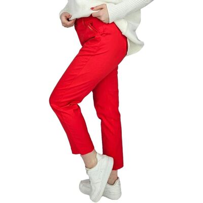 Agrafka Damskie eleganckie spodnie kolorowe cygaretki VALERIA-37 Agrafka Damskie eleganckie spodnie kolorowe cygaretki VALERIA-37
