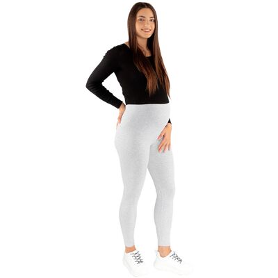 Damskie legginsy ciążowe ocieplane szare Golden Queen r.2XL Damskie legginsy ciążowe ocieplane szare Golden Queen r.2XL