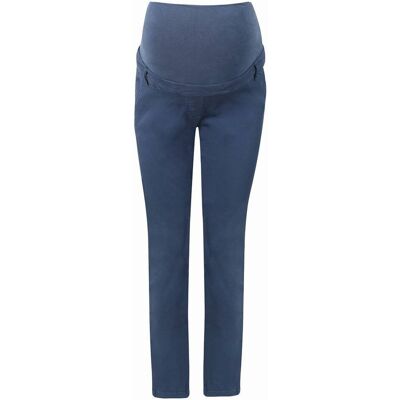 Damskie spodnie bawełniane ciążowe niebieskie Bellybutton Maternity, r.42 Damskie spodnie bawełniane ciążowe niebieskie Bellybutton Maternity, r.42