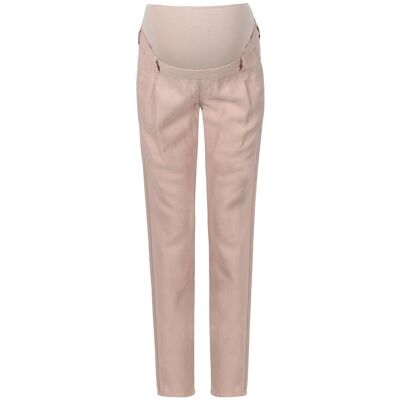 Damskie spodnie ciążowe z wiskozy beżowe Bellybutton Maternity, r.46 Damskie spodnie ciążowe z wiskozy beżowe Bellybutton Maternity, r.46