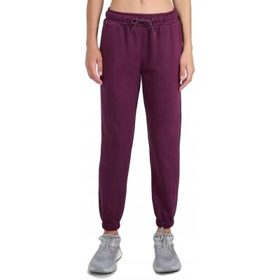 Damskie spodnie dresowe 4F TROF1421 burgund 60S 3XL Damskie spodnie dresowe 4F TROF1421 burgund 60S 3XL