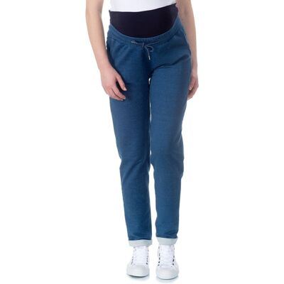 Damskie spodnie dresowe ciążowe niebieskie Bellybutton Maternity, r.XS Damskie spodnie dresowe ciążowe niebieskie Bellybutton Maternity, r.XS