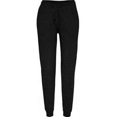 Damskie spodnie dresowe Proste nogawki ze ściągaczem ROLY PA1175 BLACK 2XL Damskie spodnie dresowe Proste nogawki ze ściągaczem ROLY PA1175 BLACK 2XL