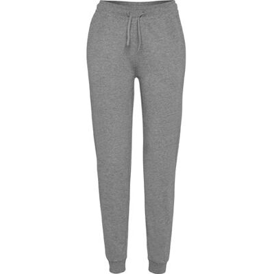 Damskie spodnie dresowe Proste nogawki ze ściągaczem ROLY PA1175 GREY 2XL Damskie spodnie dresowe Proste nogawki ze ściągaczem ROLY PA1175 GREY 2XL