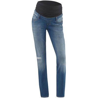 Damskie spodnie Jeansy boyfriend slim niebieskie Bellybutton Maternity, r.46 Damskie spodnie Jeansy boyfriend slim niebieskie Bellybutton Maternity, r.46