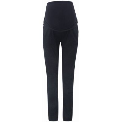 Damskie spodnie materiałowe ciążowe czarne Bellybutton Maternity, r.42 Damskie spodnie materiałowe ciążowe czarne Bellybutton Maternity, r.42
