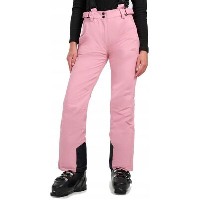 Damskie spodnie narciarskie 4F FTRF1157 różowy 54S XL Damskie spodnie narciarskie 4F FTRF1157 różowy 54S XL