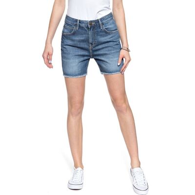 Damskie szorty jeansowe Lee BOYFRIEND W26 Damskie szorty jeansowe Lee BOYFRIEND W26