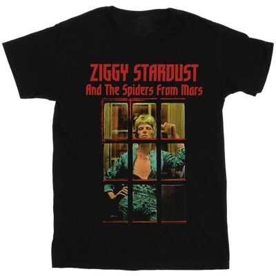 David Bowie Koszulka Damska / Damska Ziggy Stardust Spider Cotton Boyfriend T-Shirt (XL 8,5-9 / Czarny) David Bowie Koszulka Damska / Damska Ziggy Stardust Spider Cotton Boyfriend T-Shirt (XL 8,5-9 / Czarny)
