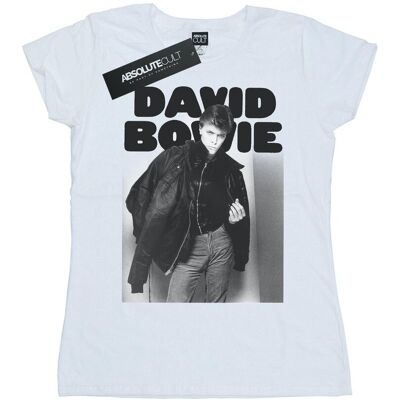 David Bowie Kurtka Damska / Damska Bawełniana Koszulka Z Fotografią (XXL (193cm) / Ciepły Biały) David Bowie Kurtka Damska / Damska Bawełniana Koszulka Z Fotografią (XXL (193cm) / Ciepły Biały)