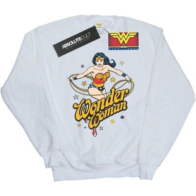 DC Comics Bluza Damska / Damska Wonder Woman Stars (XXL (193cm) / Ciepły Biały) DC Comics Bluza Damska / Damska Wonder Woman Stars (XXL (193cm) / Ciepły Biały)