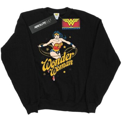 DC Comics Bluza Damska / Damska Wonder Woman Stars (XXL (193cm) / Czarny) DC Comics Bluza Damska / Damska Wonder Woman Stars (XXL (193cm) / Czarny)